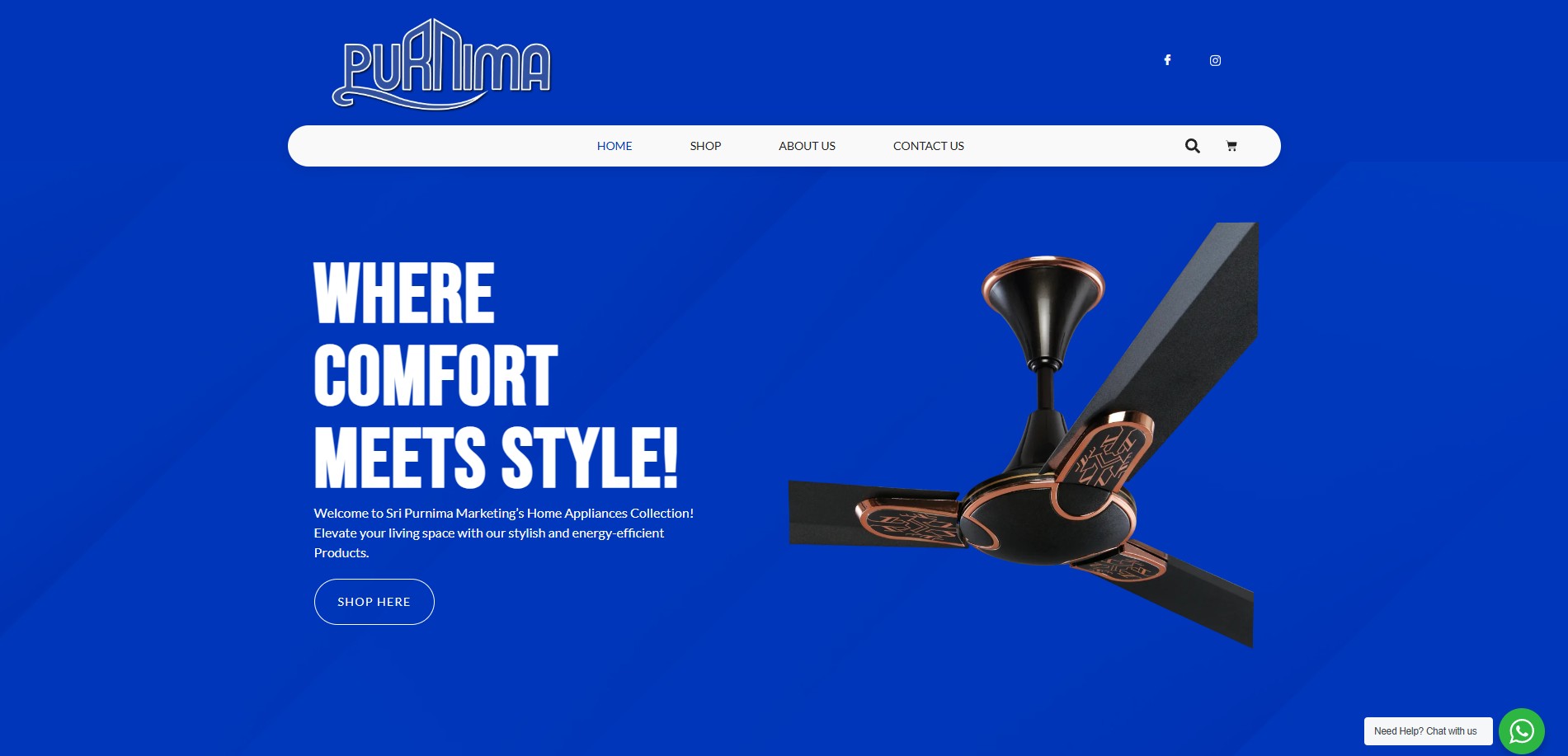 Sri Purnima Marketing Website Designs